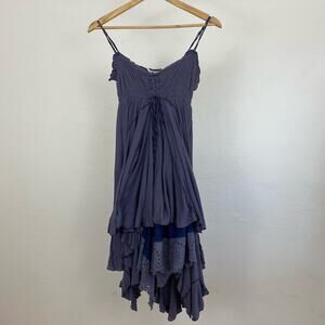 FP One - Free People Smiles Returning Tube Dress - Dark Blue - Size XS